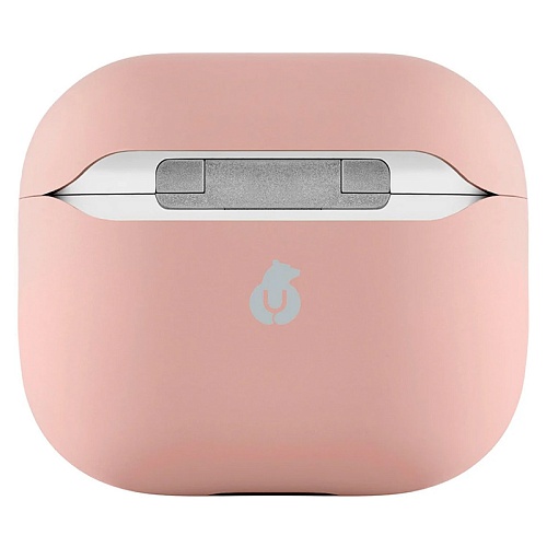 Чехол Airpods 3 uBear Touch Pro 1,5 мм усиленный, светло-розовый