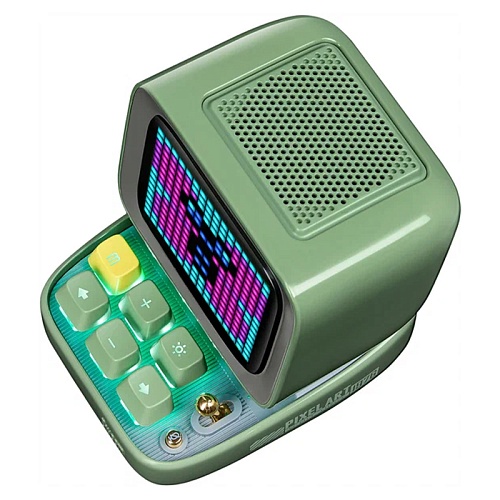 Колонка с микрофоном Divoom Ditoo Mic Blue, зеленый