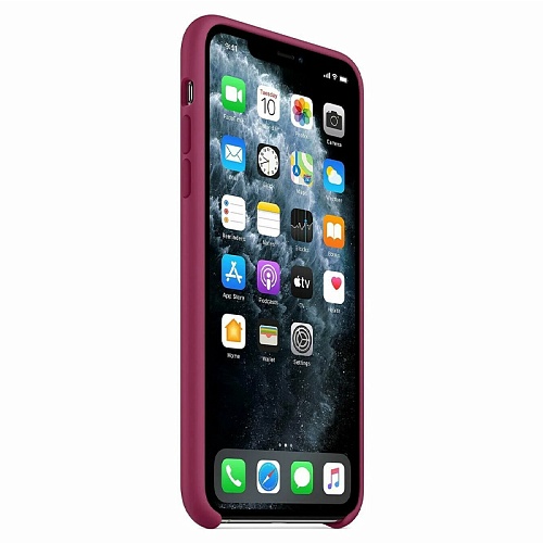 Чехол iPhone 11 Silicone Pomegranate
