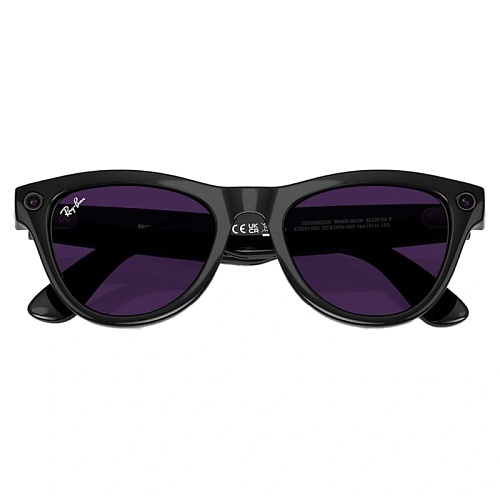 Умные очки Ray-Ban Skyler Shiny Black, Clear/Amethyst Transitions, (52-20-150mm)