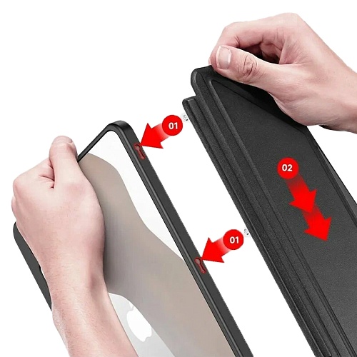 Чехол книжка iPad 10 (2022) 10.9" Dux Ducis Magi Series, черный