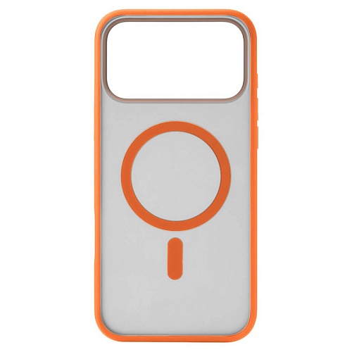 Чехол iPhone 17 Pro uBear Cloud Mag Case, MagSafe, оранжевый