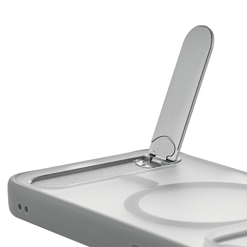 Чехол iPhone Air uBear Stand 360 Mag Case, MagSafe, серый