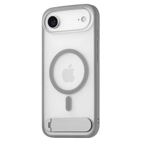 Чехол iPhone Air uBear Stand 360 Mag Case, MagSafe, серый