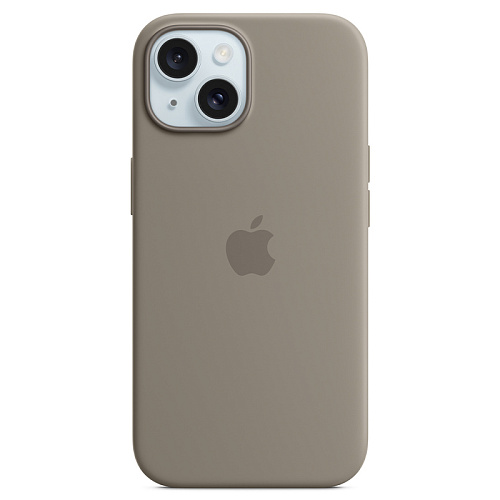 Чехол iPhone 15 Apple Silicone Case MagSafe Clay