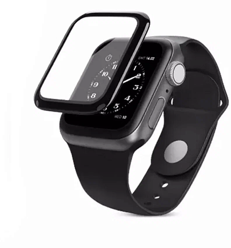 Защитное стекло Apple Watch 45mm WIWU, черное
