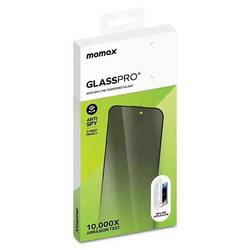 Защитное стекло iPhone 15 Pro Max Momax, антишпион
