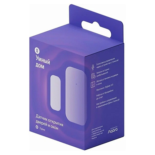 Датчик открытия дверей и окон, Яндекс, Zigbee