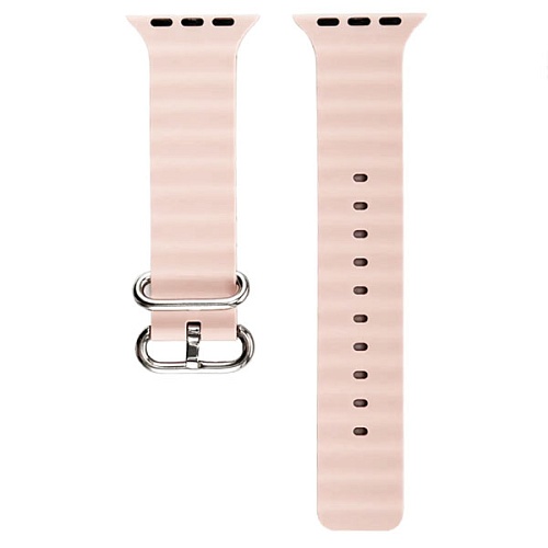 Ремешок Gurdini Ocean Band для Apple Watch 38/40/41мм, Розовый персик