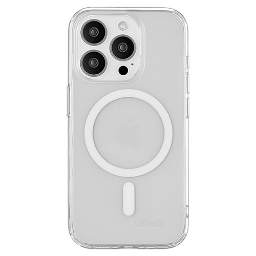 Чехол iPhone 15 Pro uBear Real Mag Case MagSafe, прозрачный