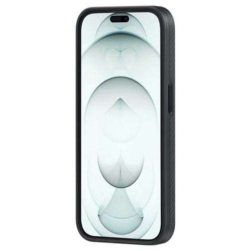 Чехол iPhone 15 Pro Pitaka MagEZ Pro 4 противоударный кевлар, черно-серый
