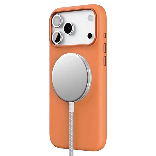Чехол iPhone 17 Pro Max VLP Aster Pro Case с MagSafe, оранжевый