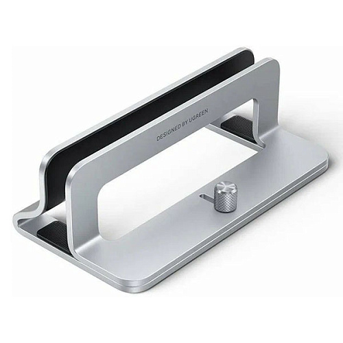 Подставка UGREEN LP258 Vertical Laptop Stand вертикальная для ноутбука, серебристый
