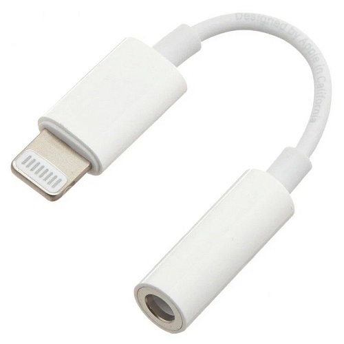 Адаптер Apple Lightning to 3.5 mm