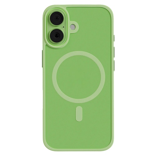 Чехол iPhone 17 AceCase Soft Rim, зеленый