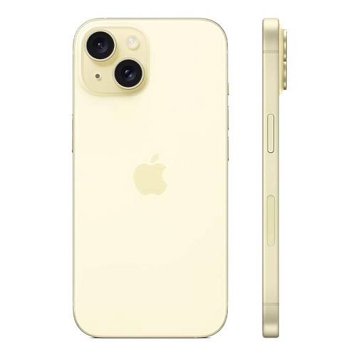 iPhone 15, 512 ГБ, желтый