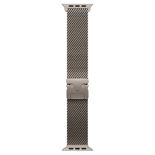 Apple Watch Ultra 2 2024, 49 мм, корпус из титана, Titanium Milanese Loop, натуральный
