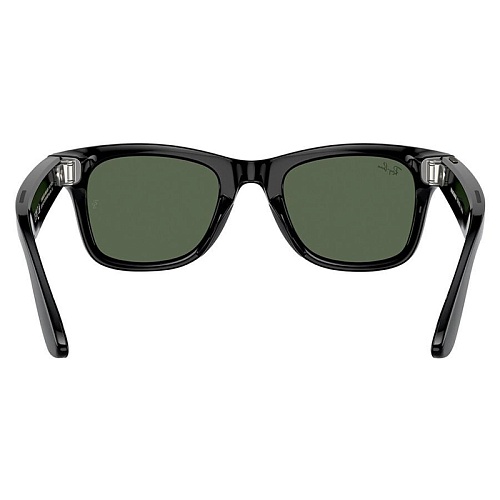 Умные очки Ray-Ban Meta Wayfarer, Shiny Black, G15 Green, (52-20-150mm)