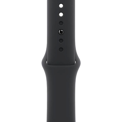 Apple Watch Series 10, 42 мм, алюминий цвета черный оникс, спортивный ремешок черного цвета