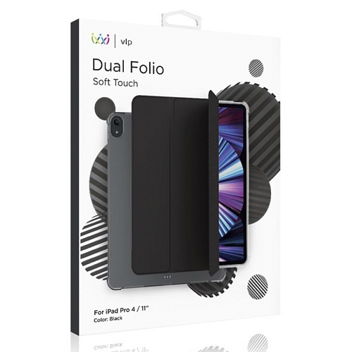 Чехол iPad Pro 4 (11'') “vlp” Dual Folio, черный