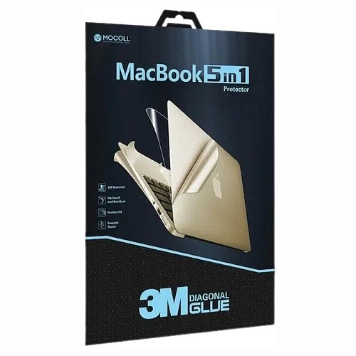 Плёнка MOCOLL (5в1) MacBook Air 15 2023 M2/M3, серый космос