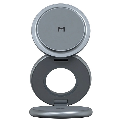 Беспроводное зарядное устройство 3в1 Magssory Signature Pro для Apple, с MagSafe, с поддержкой Qi2, черный