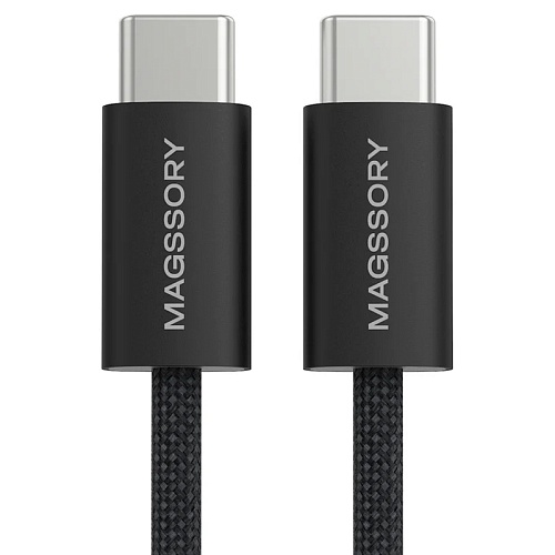 Кабель Magssory Line C 60W USB-C, 1,5м, черный