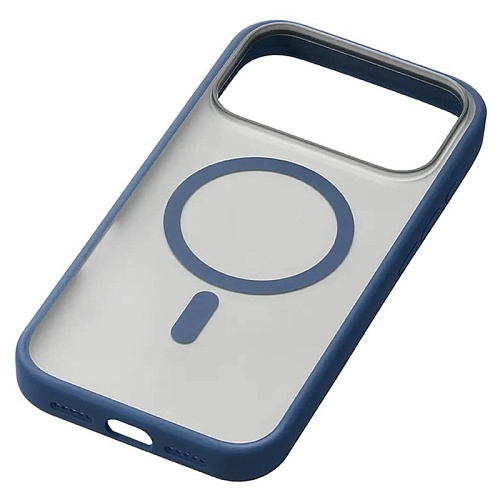 Чехол iPhone 17 Pro uBear Cloud Mag Case, MagSafe, синий