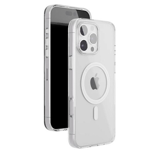 Чехол защитный "vlp" Diamond Case с MagSafe для iPhone 16 Pro, прозрачный