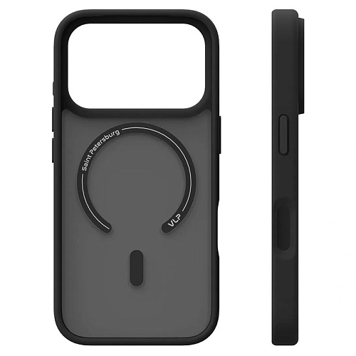 Чехол iPhone 17 Pro Max VLP LITE Bloom Case с MagSafe, черный