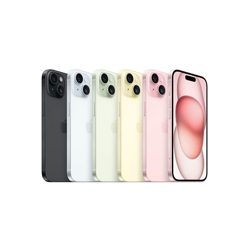 iPhone 15, 128 ГБ, голубой