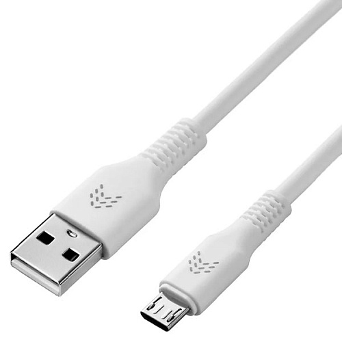 Кабель Rocket Flex TPE USB-A/Micro-USB 1м оплётка, белый