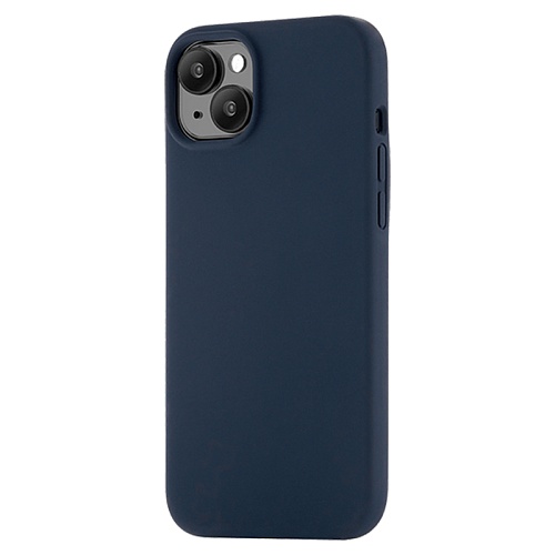 Чехол iPhone 15 Plus uBear Touch Mag Case MagSafe, темно-синий