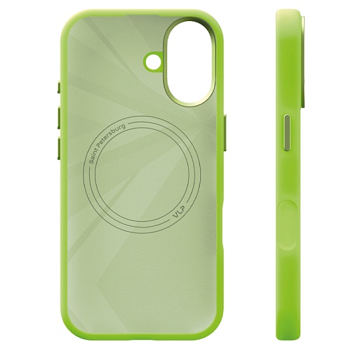 Чехол iPhone 17 VLP Aster Pro Case с MagSafe, лаймовый