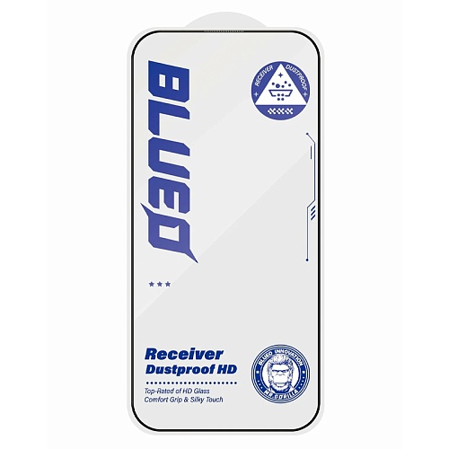 Защитное Стекло iPhone 16 Pro Max BlueO Receiver Dustproof Anti-Static Black (+installerPro)