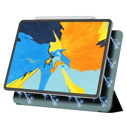 Чехол iPad Pro 12.9" (2020) Gurdini Magnet Smart, темно-зеленый