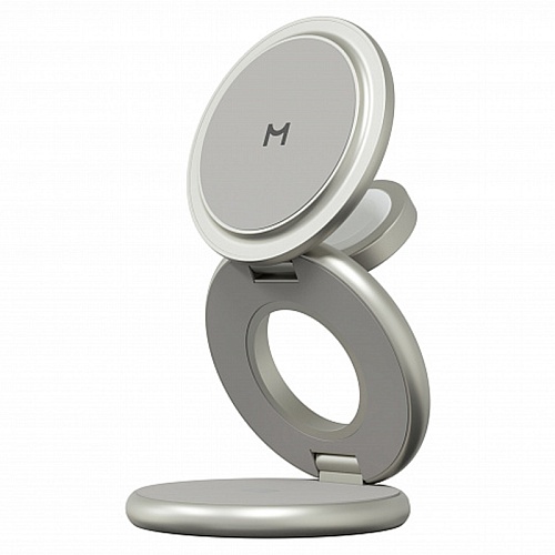Беспроводное зарядное устройство 3в1 Magssory Signature Pro для Apple, с MagSafe, с поддержкой Qi2, титановый