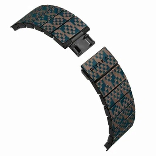 Браслет PITAKA Dreamland ChromaCarbon для Apple Watch 38/40/41/42/44/45/49mm, Stairs