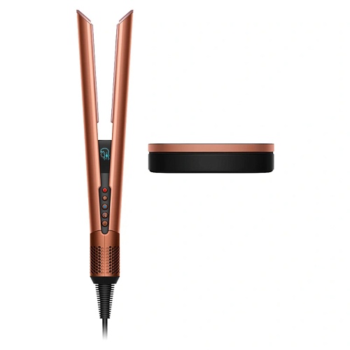 Выпрямитель для волос Dyson HT01 Airstrait, янтарный, пыльно-розовый (футляр)