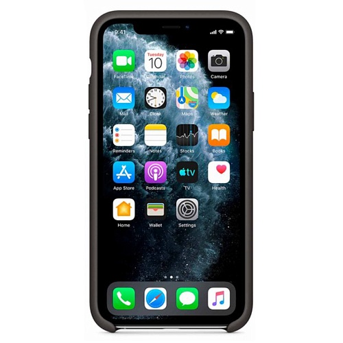 Чехол iPhone 11 Pro Silicone Black