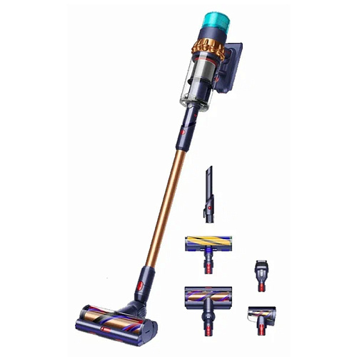 Беспроводной пылесос Dyson Gen5 Detect Absolute (SV23), золотистый/синий