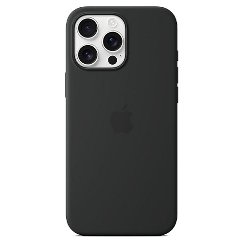 Чехол iPhone 16 Pro Silicone MagSafe Black