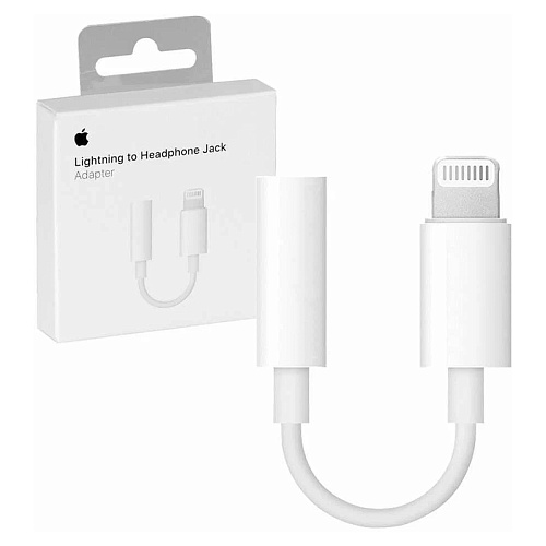 Адаптер Apple Lightning to 3.5 mm