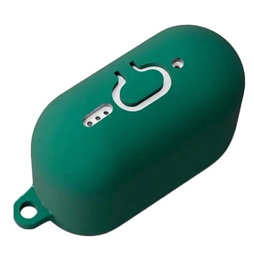 Чехол силиконовый "vlp" Charm Case для AirPods 4, темно-зеленый