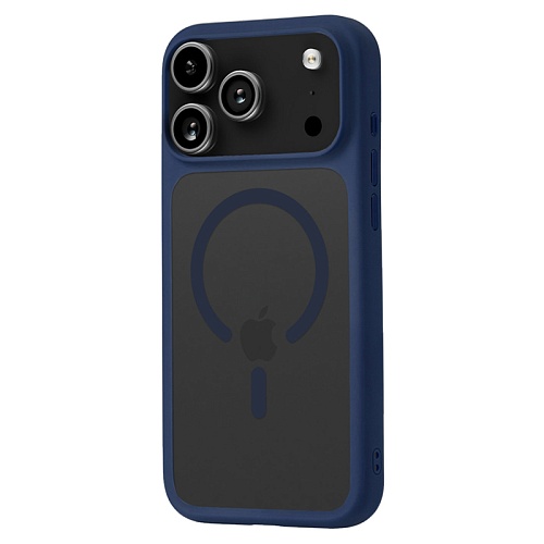 Чехол iPhone 17 Pro Max uBear Shade Case, MagSafe, синий