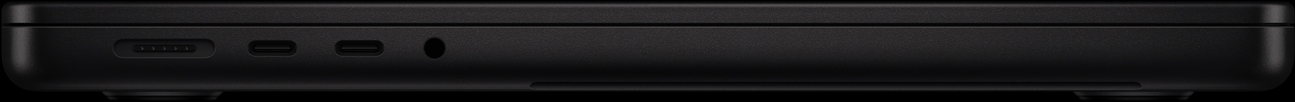 Порты MacBook Pro — питание, USB-C, 3.5мм