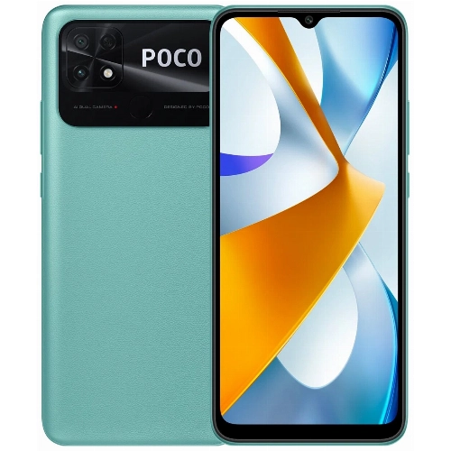 POCO C40 4/64 ГБ, зеленый