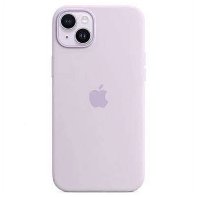 Чехол iPhone 14 Plus Silicone Magsafe Liliac