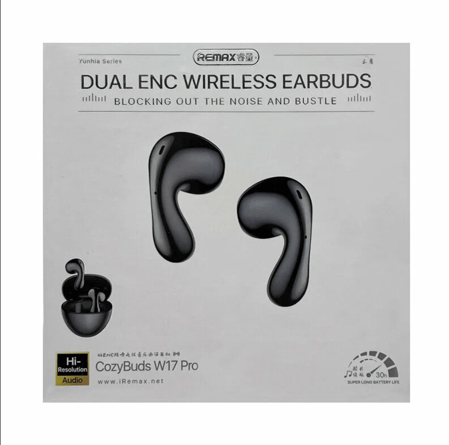 Divoom Наушники Bluetooth REMAX Yunhia Series Dual ENC W17 Pro, серебристый