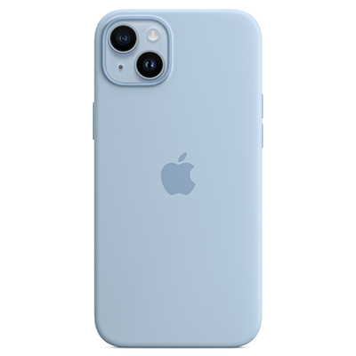 Чехол iPhone 14 Plus Silicone Magsafe Sky